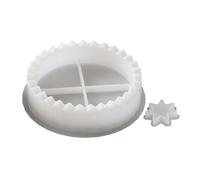 Stampo in silicone in resina epossidica, portacandele natalizio 2 pezzi riutilizzabili per artigianato in gesso, cemento e cemento | creativi per l'Avvento, laboratorio di decorazione della cas