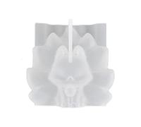 Stampo in silicone in resina Stampo per colata epossidica di volpe 3D a 9 code Stampo per candela fai da te Decorazione da tavolo Stampo per gioielli in silicone Stampo in resina epossidica Stampo per