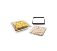 STAMPO IN SILICONE KIT TARTE LIBERTY ANELLO E TAPPETO 200X200 MM