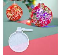Stampo in silicone luce LED per albero di Natale in resina epossidica (#6)