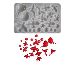 Stampo in silicone multiuso a forma di uccello per realizzare colombe pendenti orecchini e gioielli unici design colombe stampo in silicone