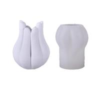 Stampo in silicone multiuso a mano per fioriere, tazze, supporti decorativi, materiali per uso alimentare, strumento artistico per adulti e bambini