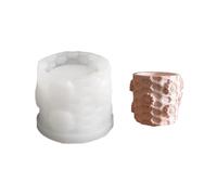 Stampo in silicone multiuso con motivo a nido d'ape di immagazzinaggio stampi in resina portacandele decorativi vassoi per progetti in silicone a nido d'ape gioielli scatola