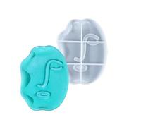 Stampo In Silicone Multiuso Per Faccia Contorta Stampo In Silicone Multiuso Faccia Contorta Vassoi Decorativi E Piatti Artigianali In Cera Gesso