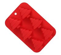 Stampo in silicone natalizio - Set di 3 pezzi a forma di albero di pan di a forma di campana, per fondente, flessibile, facile da rilasciare, materiale alimentare con disegni dettagliati, kit