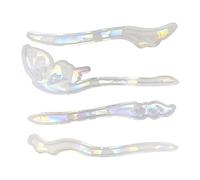 Stampo in silicone olografico vintage per capelli a forcina per capelli in resina portachiavi gioielli in resina epossidica