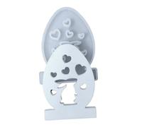 Stampo in silicone pasquale per candeliere in resina stampo a forma di cuore supporto in silicone per candeliere in silicone supporto a forma di cuore in resina epossidica stampi pasquali