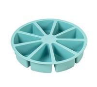 Stampo in silicone per 9 porzioni, stampo in silicone per torta, facile da rilasciare, gadget da cucina triangolare, stampo per pizza adatto ai principianti per mousse, caramelle