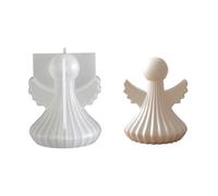 Stampo in silicone per ali d'angelo, adatto per sformare senza sforzo nella produzione di candele in resina e gesso per garantire un risultato perfetto. Stampo in silicone per bricolage