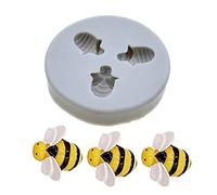 Stampo in silicone per api a nido d'ape, in silicone, per cioccolatini, api, fondente, alveare in silicone, per api, caramelle (ape)