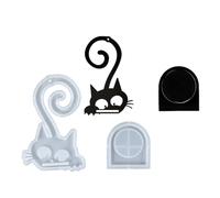 Stampo In Silicone Per Appendere A Parete Portacandele A Forma Gatti Creazioni Uniche Decorazioni La Casa Progetti Artigianato Kit Vassoio Epossidica