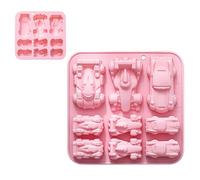 Stampo in silicone per auto, rilascio 9 cavity non stick, modellino per auto forma in silicone, multi purpose fai da te, , , sapone, candela e cioccolatini per bambini, professionale e