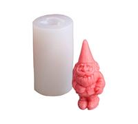 Stampo in silicone per Babbo Natale per cuocere torte cioccolato e zucchero, stampi per candele per decorazioni creative per feste Natale, sapone fatto a mano, stampi in silicone
