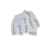 Stampo in silicone per Babbo Natale Stampi per ornamenti Stampi per candele Stampo per Stampi in resina epossidica Forniture artigianali Silicone natalizio