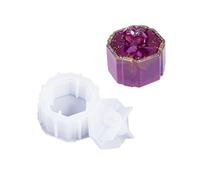 Stampo In Silicone Per Barattolo Candela Per Maglia Da Regalo Natale Che Produceva Stampo Contenitori Gioielli Creative Resin Art Forniture Easy Demold Resin