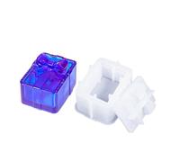 Stampo In Silicone Per Barattolo Candela Per Maglia Da Regalo Natale Che Produceva Stampo Contenitori Gioielli Creative Resin Art Forniture Easy Demold Resin