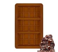Stampo in silicone per barrette di cioccolato - Profondità, Grande, Spesse Stampi per Cioccolato Cioccolato,Stampo per Tavola Di Cioccolato Spessa,Barrette Energia/Dolci/Fusione Di Cera/ /Resina