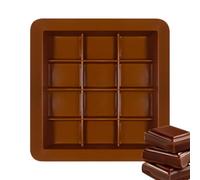 Stampo in silicone per barrette di cioccolato - Profondità, Grande, Spesse Stampi per Cioccolato Cioccolato,Stampo per Tavola Di Cioccolato Spessa,Barrette Energia/Dolci/Fusione Di Cera/ /Resina