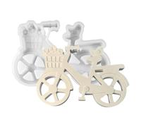 Stampo in Silicone per Bicicletta, Stampo in Silicone per Colata di Bicicletta, Stampi in Silicone per Bicicletta, Stampo per Fondente di Cioccolato per Bicicletta, Stampo per Bicicletta con Cestino