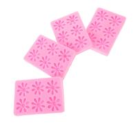 Stampo in silicone per biscotti e cioccolato a forma di margherita, 4 pezzi,