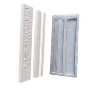 Stampo in silicone per calendario dell'Avvento, resistente al calore, superfici antiaderenti, texture o resina, per fai da te e festival, per fai da te