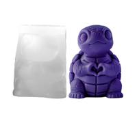 Stampo in silicone per candele: 3D animale, facile da rilasciare, stampo fai da te per cani, Frog Turtle Puppy Candle Mold for Home Indoor Handmade Candle Making Easter Birthday Party Family Friends