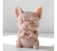 Stampo in silicone per candele: 3D animale, facile da rilasciare, stampo fai da te per cani, Frog Turtle Puppy Candle Mold for Home Indoor Handmade Candle Making Easter Birthday Party Family Friends