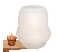Stampo in silicone per candele, a forma di ghianda a forma di , per resina epossidica, gesso con funzione multiuso, stampo natalizio per torte, dessert, , sapone, per uso alimentare, per