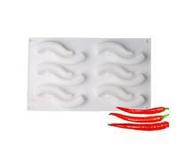 Stampo in silicone per candele al creativo, resistente al calore, 6 per candele di cera, artigianato, saponeria, forniture per la casa