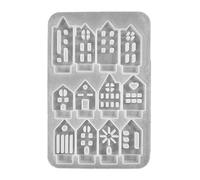 Stampo in silicone per candele con base cava per candelieri, durevole, con design a rilascio facile, decorazione per la casa e accessori artigianali per le vacanze per fai da te