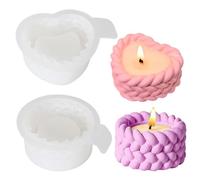 Stampo in Silicone per Candele Profumate & Portacandele - Stampo Riutilizzabile per Candele Artistiche, Lumini, Resina, Sapone & Cioccolato | Ideale per DIY, Regali e Decorazioni Festive