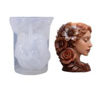 Stampo in silicone per candele, resistente al calore, per realizzare candele, sapone, cioccolato e decorazioni per la casa