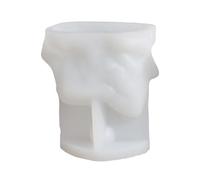 Stampo in silicone per candele, riutilizzabile e flessibile, per artigianato in resina epossidica, decorazioni per la casa fai da te, ornamenti fatti a mano