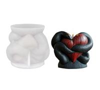 Stampo in silicone per candele - stampi in silicone corpo di serpente, strumento di rimozione facile per argilla, artigianato e figure