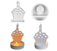 Stampo in silicone per candele, stampi in silicone per candele, portacandele di compleanno, portacandele in silicone, per torte fai da te, in silicone, per il compleanno (cake mold)