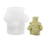 Stampo in silicone per candele, stampi per progetti creativi a forma di nano, perfetti per candele fatte a mano, stampo per sapone fatto a mano