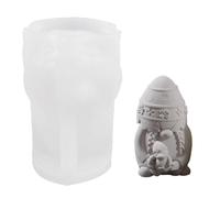 Stampo in silicone per candele, stampi per progetti creativi a forma di nano, perfetti per candele fatte a mano, stampo per sapone fatto a mano