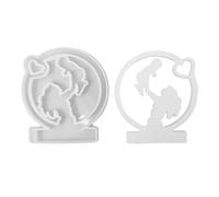 Stampo in silicone per candele | Stampo epossidico per la festa della mamma | Stampo per candele per madre e figlia, stampo in resina epossidica, per decorazione da tavolo, festa della mamma