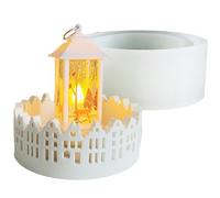 Stampo in silicone per candelieri, stampo per casa luminoso a LED, accessorio per il libero creativo e antiaderente, per l'arte della tavola, decorazione per interni e casa, artigianato e cucina