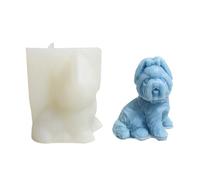 Stampo in silicone per cani colata stampo fatto a mano stampi per cioccolatini bellissimi stampi in resina per cuccioli saponi candela in silicone bei cani candela saponi cottura per mousse torta