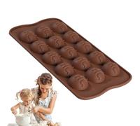 Stampo in silicone per caramelle - Stampo in silicone per cioccolato con 15 cavità,Stampo per dolci - Per la produzione di alimentari, dessert di Natale, biscotti, torte e