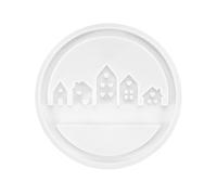 Stampo in Silicone per Case con Finestra 19.7 X 1.5 Cm Stampi per Casette in Silicone Stampi Silicone per Gesso Casette Stampi per Colata Case con Finestra per Candele di Cera di Soia, Sapone