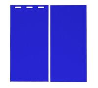 Stampo in silicone per cera d'api Stampo per fondotinta in cera d'api 2 pezzi 5,4 mm Morbido durevole pieghevole per forniture per apicoltura Fogli per fondotinta per alveare (Blu)