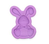 Stampo in silicone per cioccolatini 3D a forma di coniglio pasquale, strumenti di cottura divertenti per torte