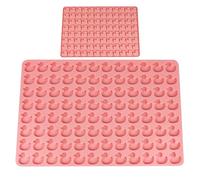 Stampo in silicone per cioccolatini a forma di , con 96 cavità, antiaderente, in qualità alimentare, per decorazioni di torte, orsetti gommosi, cubetti di ghiaccio, rosa