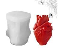 Stampo in Silicone per Cioccolatini - Stampo In Silicone Cuore Umano 3D Fatto A Mano | Accessorio Multiuso per Creare Dessert Cioccolato Muffin Decorazioni Resina Sapone Cera