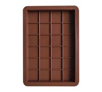 Stampo in silicone per cioccolatini, stampo per barrette di cioccolato, stampo per cioccolato a 24 griglie, stampo riutilizzabile per caramelle ed energia, grandi per barrette di cioccolato