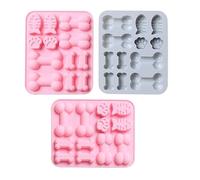 Stampo In Silicone Per Cioccolato 3 Pezzi Di Forma Animale Silicone Cioccolato Biscotti Fai Da Te Torta Di Caramelle Stampo Da Forno Blu Rosa