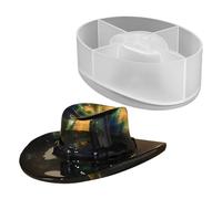 Stampo in silicone per cioccolato, cappello occidentale, stampo in silicone riutilizzabile, stampo in resina epossidica, strumento da cucina per compleanno, festa del papà, laurea, bar, panetteria