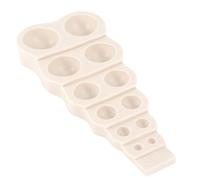Stampo in Silicone per Cioccolato e Fondant, Mezzo Tondo per Dolci | Forma per Torte e Dessert Piccoli, Supporto 40°c a +230°c, Riutilizzabile